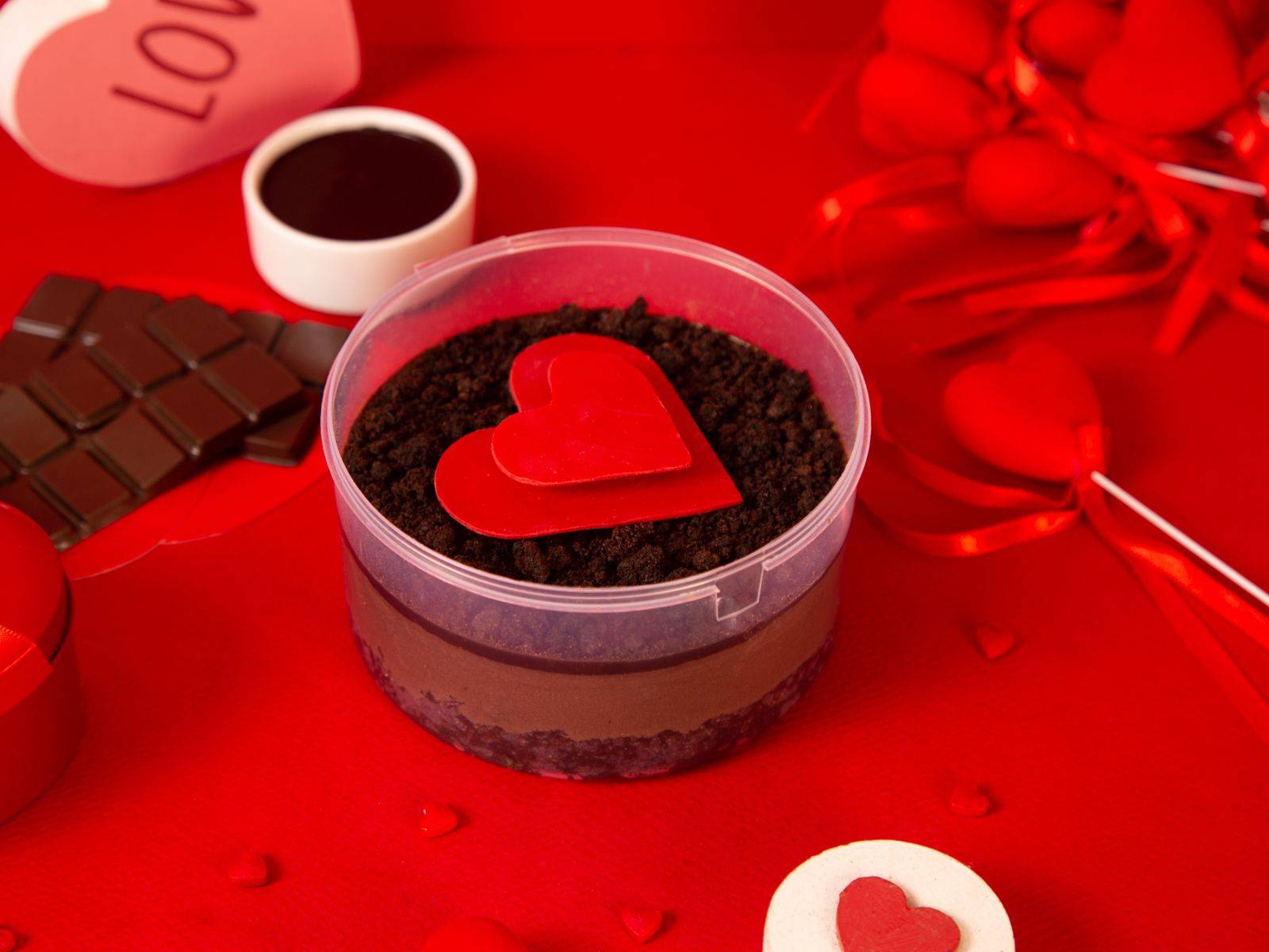 Valentine Dream Cake - Oreo Chocolate Mousse