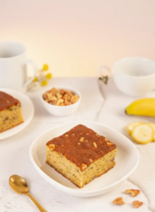 Banana Walnut Cake – Moist, Nutty & Wholesome Delight
