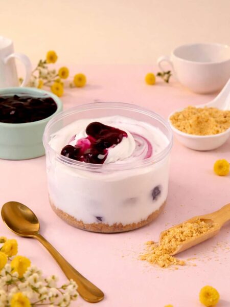Blueberry Jar Dessert – Creamy, Fruity & Irresistibly Fresh