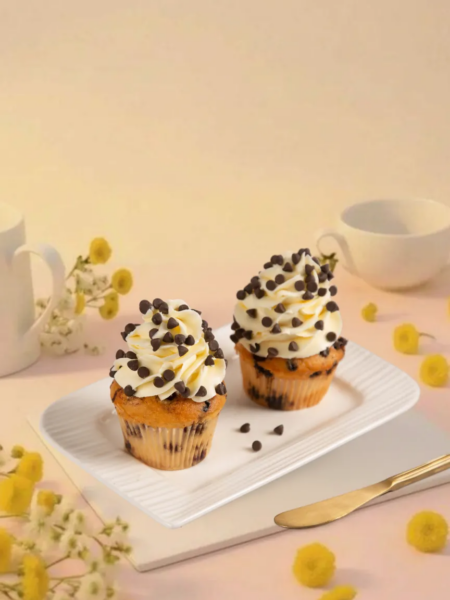 Choco Chip Cupcake – Soft, Fluffy & Loaded with Chocolate Goodness