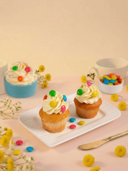 Gems Cupcake – Colorful, Fun & Chocolatey Delight