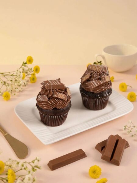KitKat Cupcake – Crunchy, Creamy & Chocolatey Indulgence