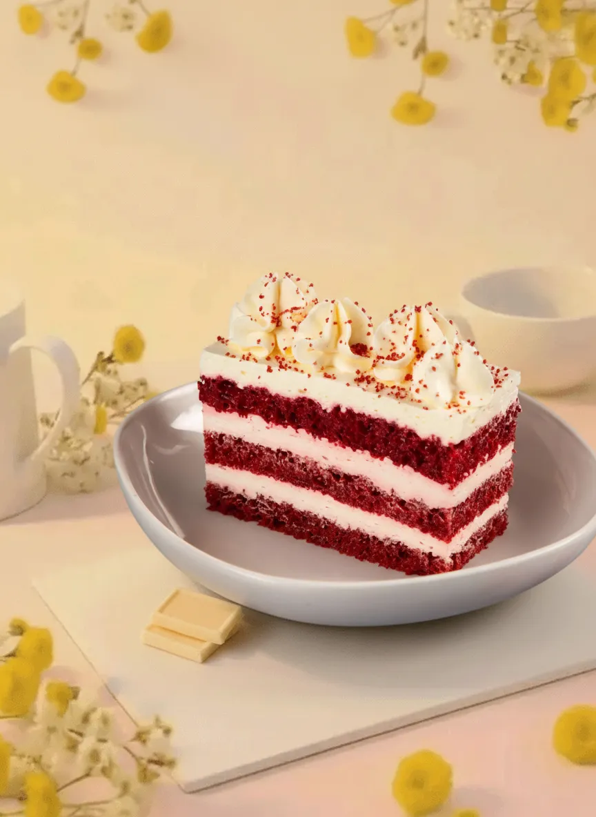 Red Velvet W Cheese Frosting Pastry