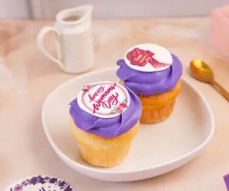 Women's Day Purple Berry Cupcake (1pc)