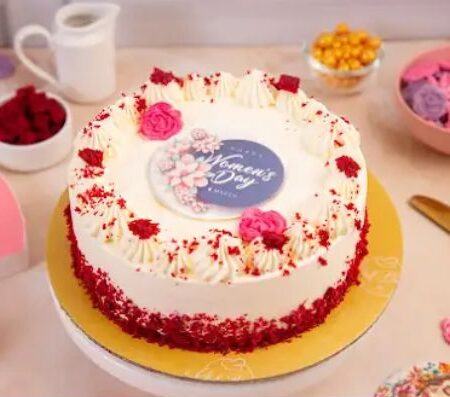 Women's Day Red Velvet Cake