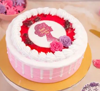 Women's Day Strawberry Cake