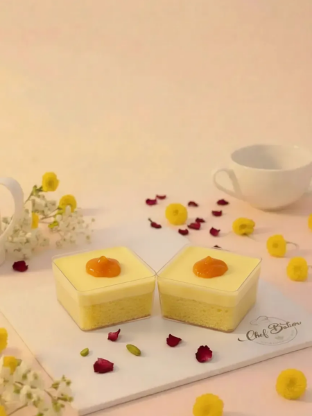 Mango White Chocolate Brownie Dip