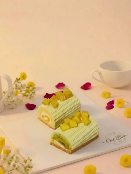 Mango Swiss Roll