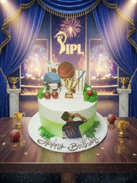 Midnight IPL Glory Cake