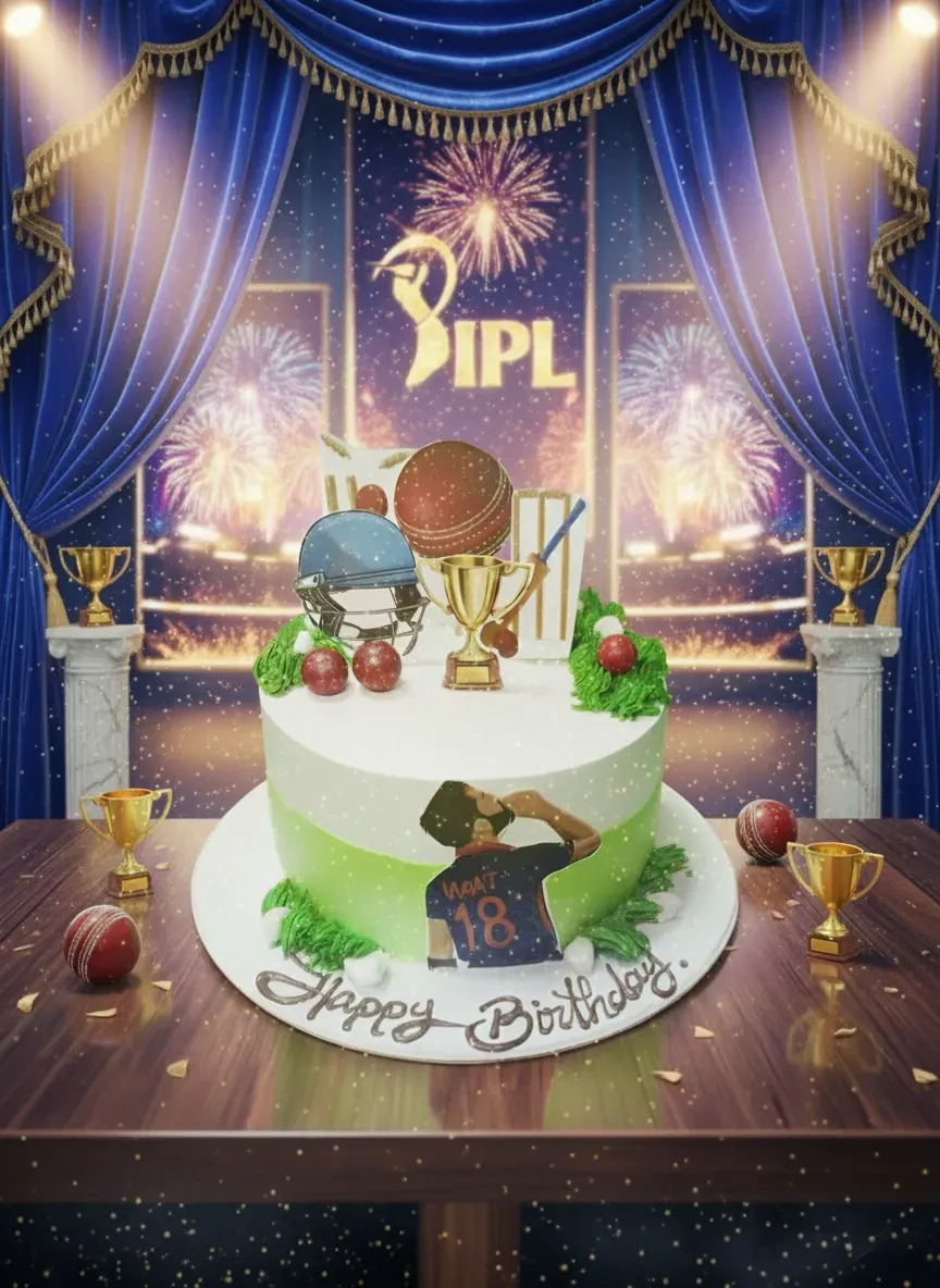 Midnight IPL Glory Cake