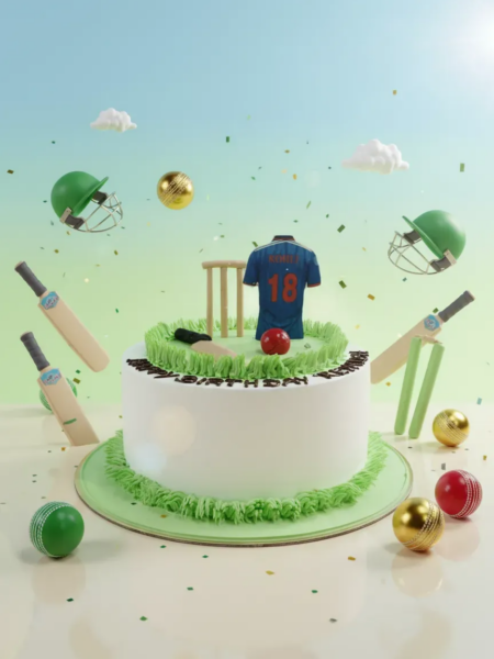 Skybound Jersey Pitch Cake