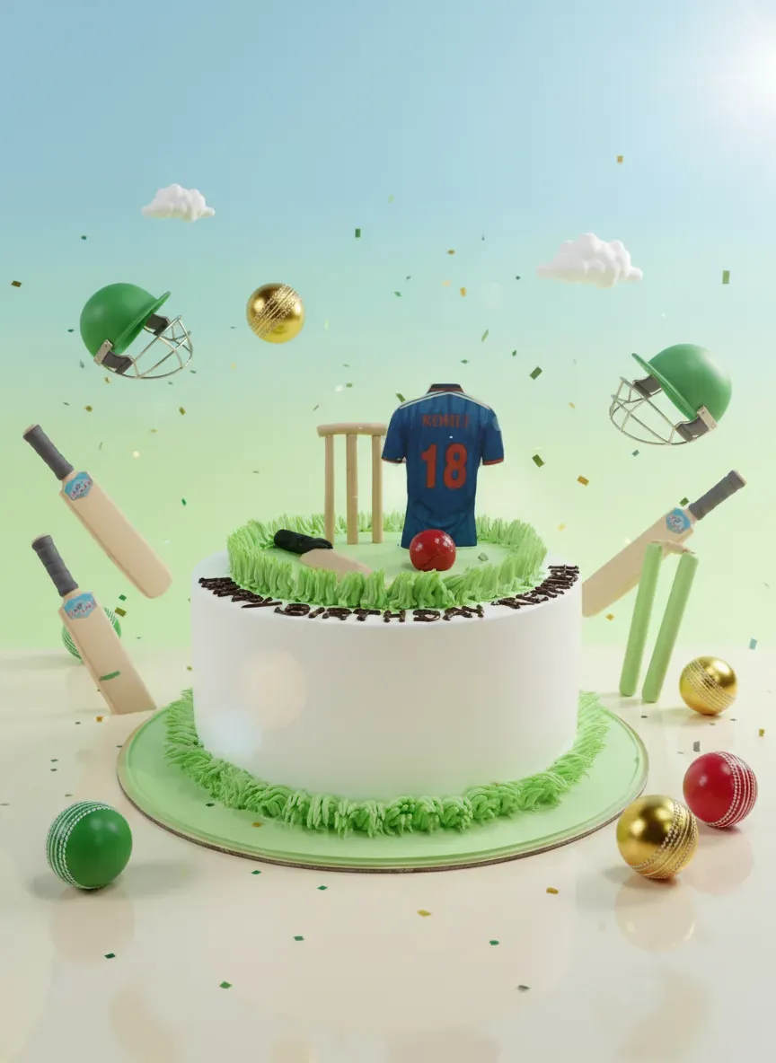 Skybound Jersey Pitch Cake