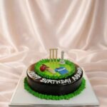 Spotlight Cricket Arena Cake