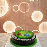 Spotlight Cricket Arena Cake