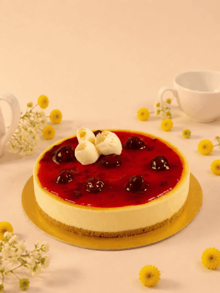 Baked Berry Cheesecake