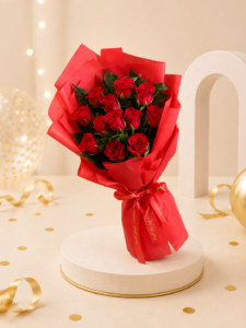 12 Red Roses Bunch