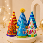 6 Birthday Caps