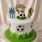 Football Theme Cake | Argentina Jersey Design