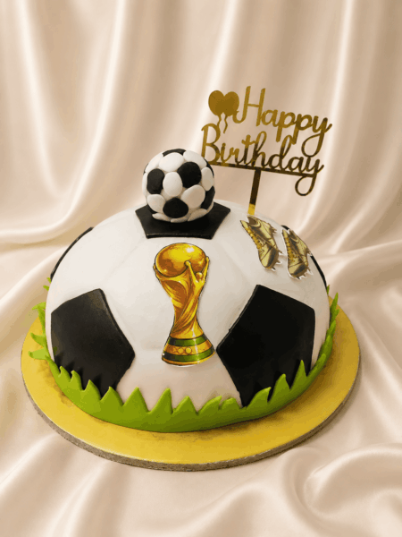 Soccer Ball Dome Cake | 3D Football Cake