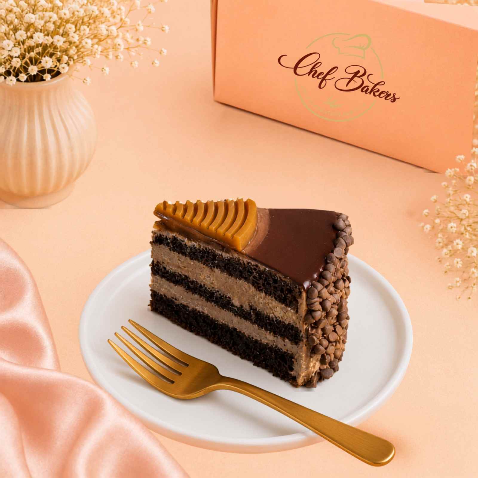 Toffee Choco chips Cake