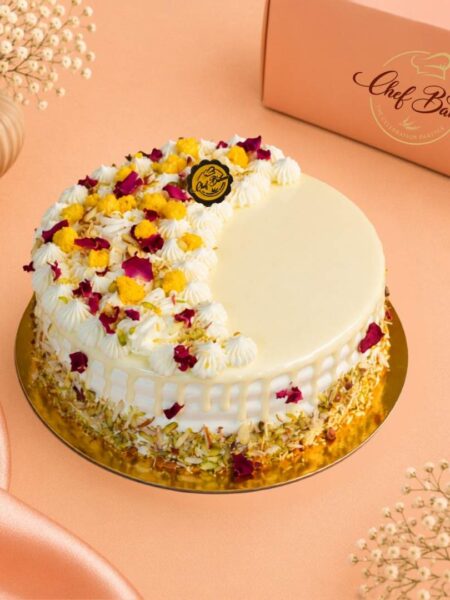 Kesar Rasmalai Cake