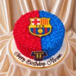 FC Barcelona Cake | Football Birthday Cake