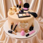Makeup Theme Birthday Cake | Glamorous Beauty Celebration
