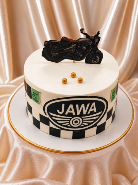 Jawa Bike Theme Cake