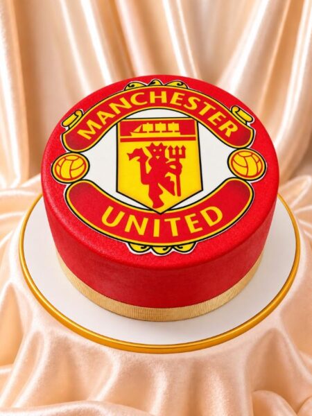 Manchester United Logo Cake