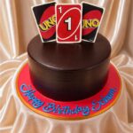 UNO Theme Birthday Cake