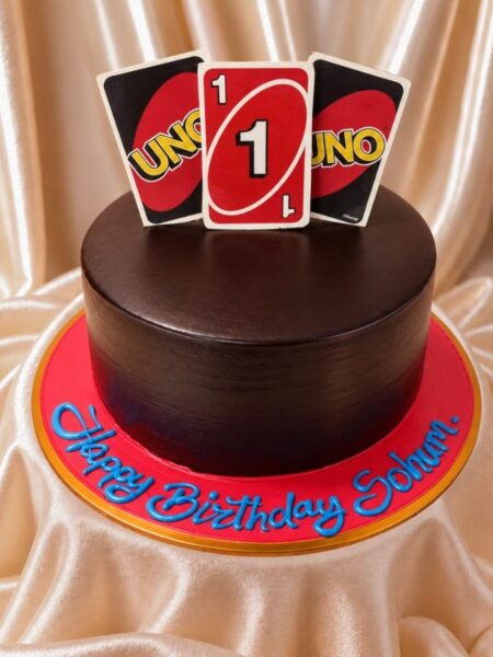 UNO Theme Birthday Cake
