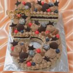 Chocolate Celebration Number Cake