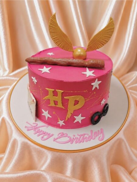 Golden Snitch Harry Potter Cake