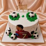 Ronaldo Football Birthday Cake
