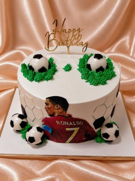 Ronaldo Football Birthday Cake
