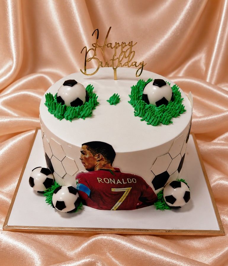 Ronaldo Football Birthday Cake