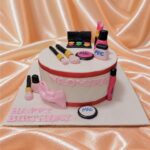 Glamorous Makeup Birthday Cake