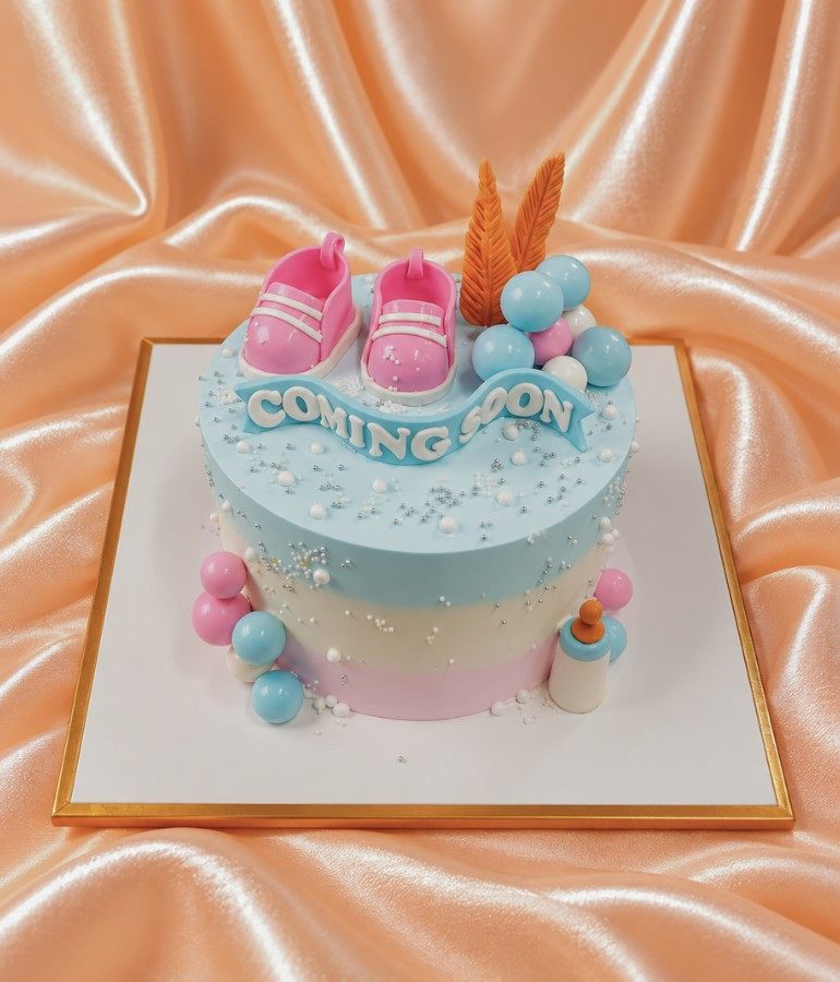 Coming Soon Baby Shower Cake