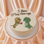 Tom and Jerry 1st Anniversary Cake
