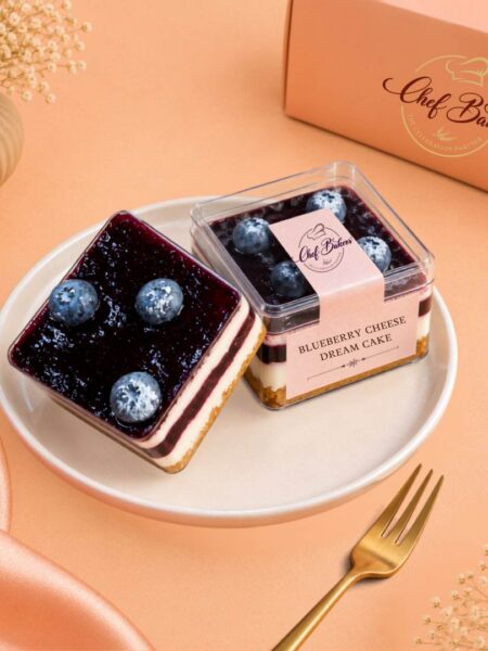 Creamy Blueberry Cheese Dream Cake
