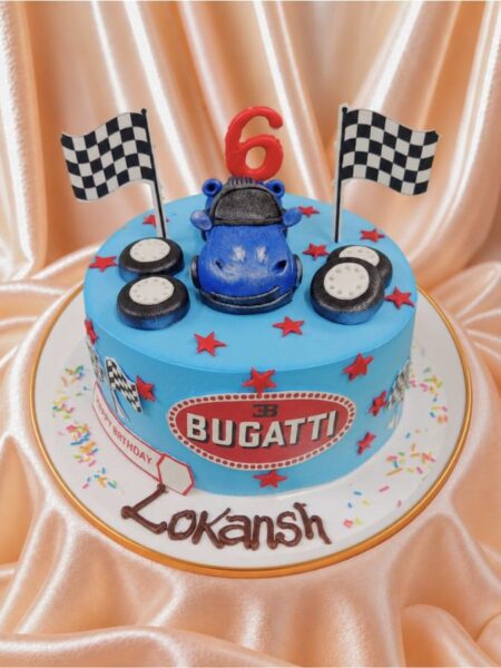 Bugatti Theme Birthday Cake