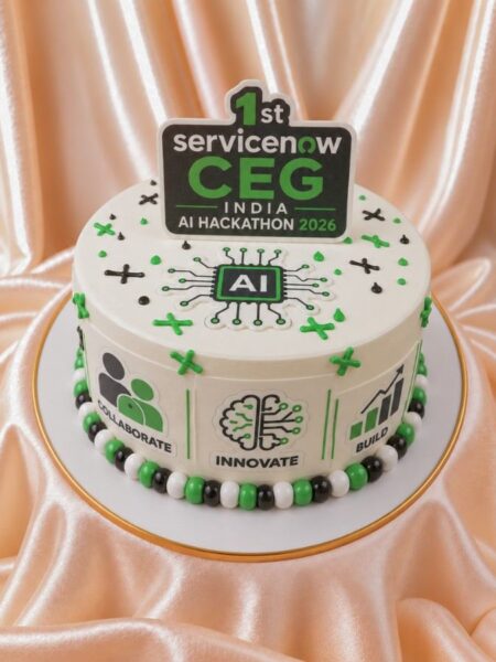 ai hackathon theme cake
