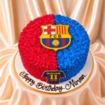 FC Barcelona Cake | Football Birthday Cake