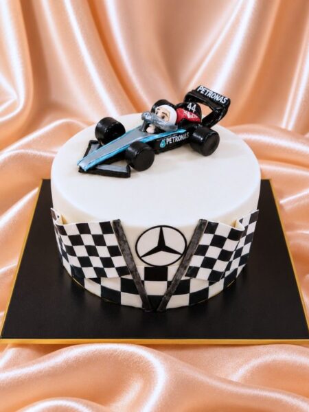 Formula Racing Theme Cake
