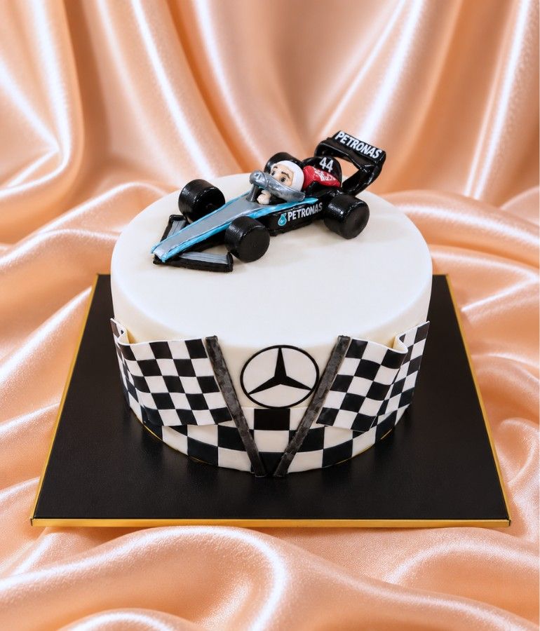 Formula Racing Theme Cake
