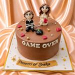 Game Over Couple Cake