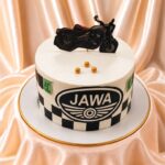 Jawa Bike Theme Cake