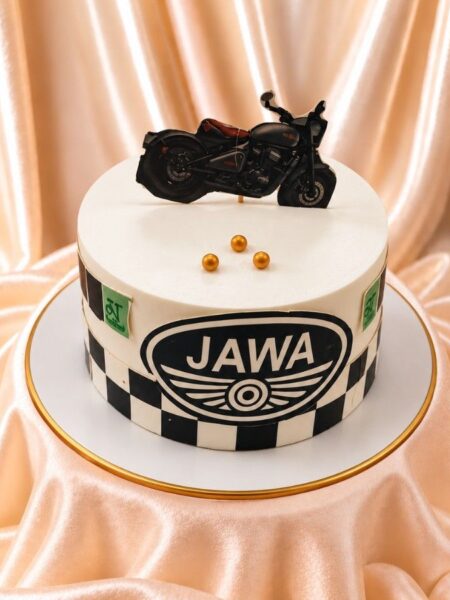 Jawa Bike Theme Cake