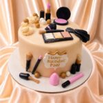 Makeup Theme Birthday Cake | Glamorous Beauty Celebration