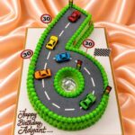 Racing Car Birthday Cake | Exciting Racing Theme Cake
